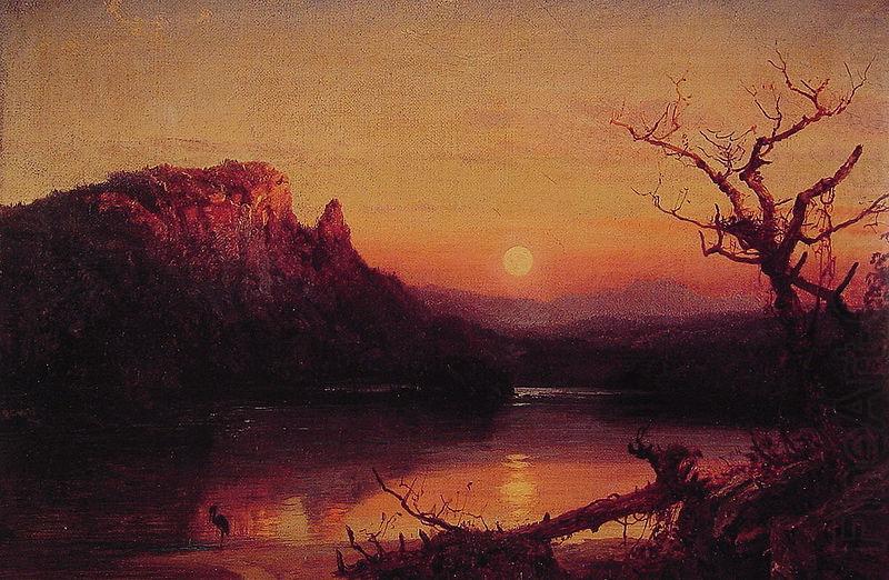Sunset Eagle Cliff, Jasper Francis Cropsey